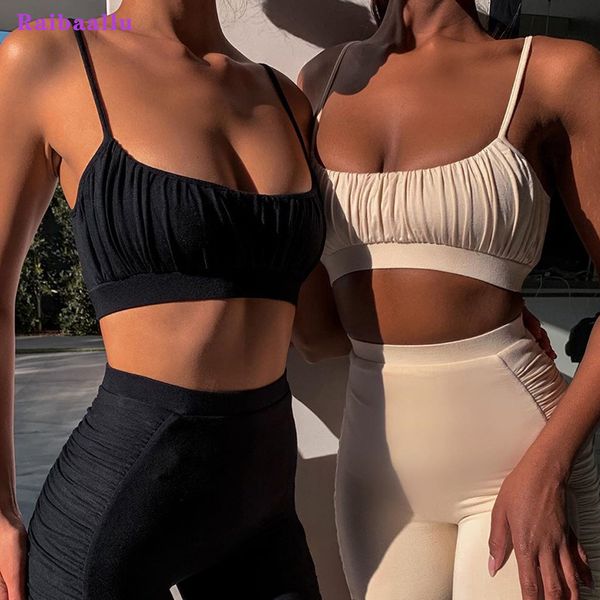 gym clothing raibaallu suit two pieces set low-cut casual sreetwear slim summer clothes backless crop skinny shorts, White;black
gym clothing raibaallu suit two pieces set low-cut casual sreetwear slim summer clothes backless crop skinny shorts, White;black