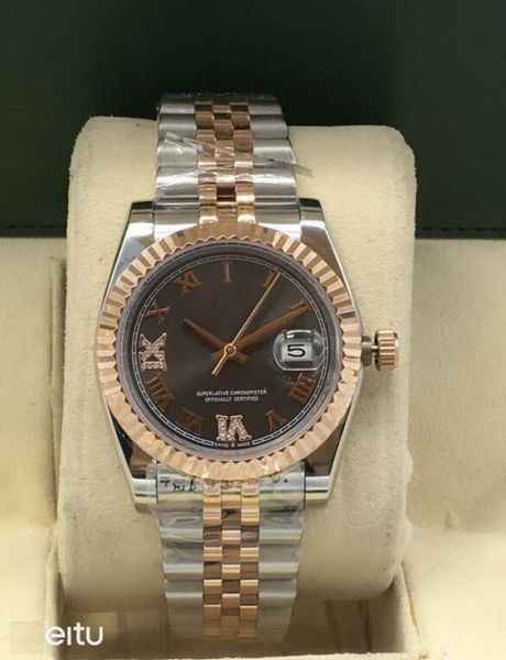 selling new style datejust 40mm mens automatic mechanical movement watch 2813 gold stainless steel diamond mens watches wristwatch, Slivery;brown
selling new style datejust 40mm mens automatic mechanical movement watch 2813 gold stainless steel diamond mens watches wristwatch, Slivery;brown