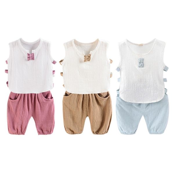 2 pcs sets baby boys suit kids sleeveless t-shirt + shorts & pants outfits summer toddler boy clothes children clothing set, White
2 pcs sets baby boys suit kids sleeveless t-shirt + shorts & pants outfits summer toddler boy clothes children clothing set, White