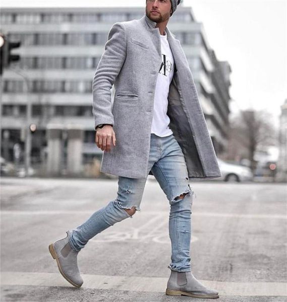 mens designer winter coats fashion luxury lapel neck long sleeve mens blends casual outerwear with button, Black 
mens designer winter coats fashion luxury lapel neck long sleeve mens blends casual outerwear with button, Black