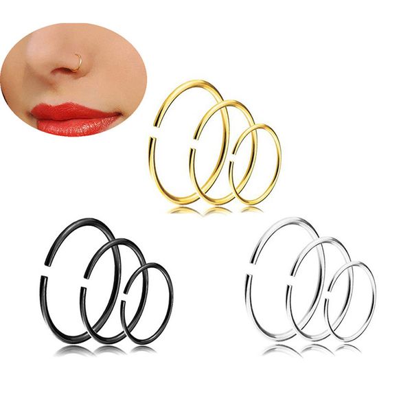 stainless steel seamless segment rings nose hoops ear piercing tragus nose rings ear cartiliage tragus body jewelry, Slivery;golden
stainless steel seamless segment rings nose hoops ear piercing tragus nose rings ear cartiliage tragus body jewelry, Slivery;golden