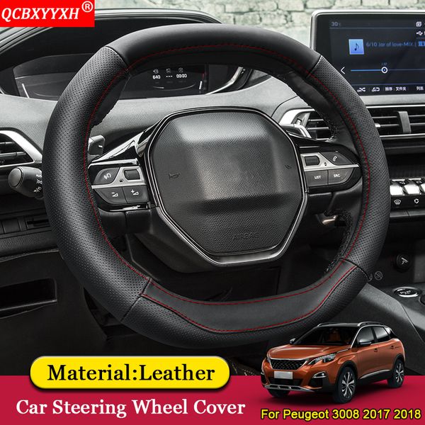 qcbxyyxh car styling car steering wheel covers leather steering-wheel interior accessories for 3008 4008 5008 2017 2018
qcbxyyxh car styling car steering wheel covers leather steering-wheel interior accessories for 3008 4008 5008 2017 2018