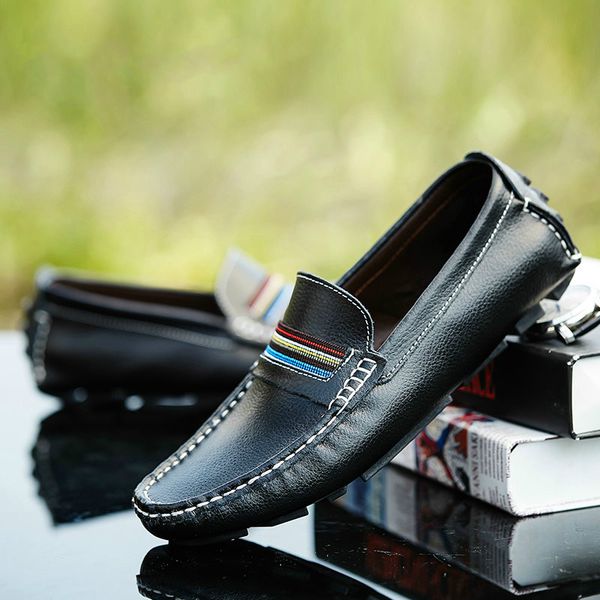 fashion men shoes genuine leather casual soft comfortable loafers male moccasins breathable non-slip driving footwear size 38-47, Black
fashion men shoes genuine leather casual soft comfortable loafers male moccasins breathable non-slip driving footwear size 38-47, Black