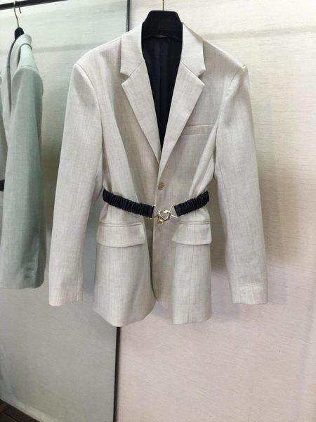 2019 autumn season new women's wool fabric fashion waist casual jacket 0717, White;black
2019 autumn season new women's wool fabric fashion waist casual jacket 0717, White;black