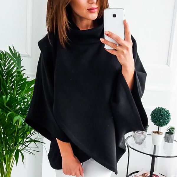 fashion cloak pullovers hoodies women autumn winter sleeve irregular loose sweatshirts solid clothes female outwear, Black
fashion cloak pullovers hoodies women autumn winter sleeve irregular loose sweatshirts solid clothes female outwear, Black