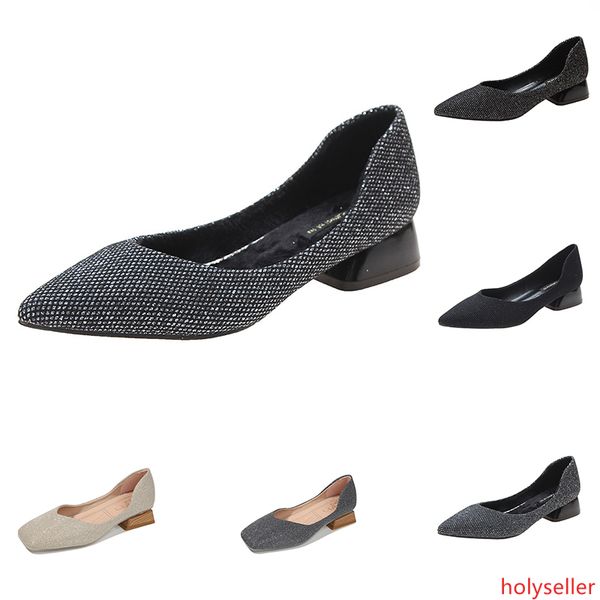 2020 fashion women s casual crystal sequins mid-heeled shoes with pointed shallow mouth outdoor jogging walking shoes main8
2020 fashion women s casual crystal sequins mid-heeled shoes with pointed shallow mouth outdoor jogging walking shoes main8