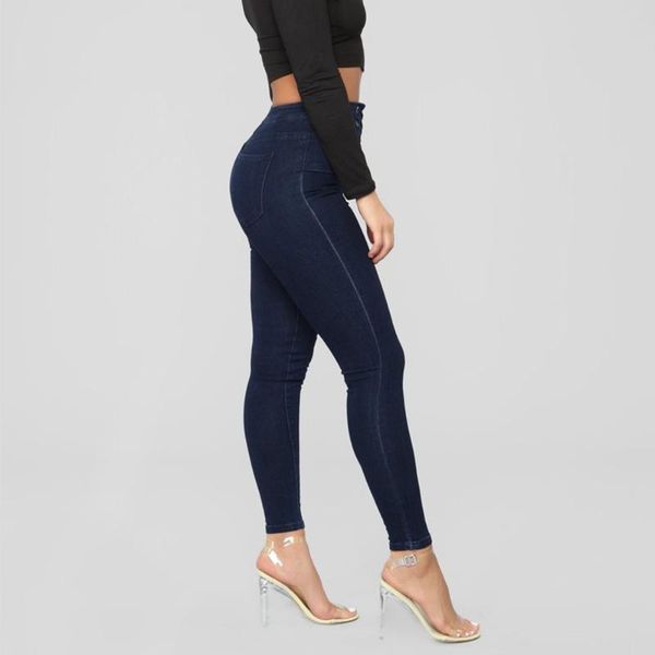 women's jeans fashion high waist hips skinny tight woman europe & the united states style slim lace up nine pants pencil jean, Blue
women's jeans fashion high waist hips skinny tight woman europe & the united states style slim lace up nine pants pencil jean, Blue