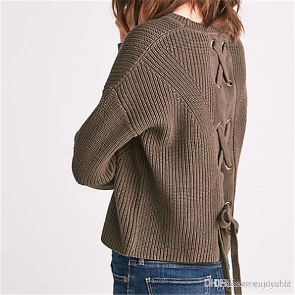 lace up lady's sweater off the shoulder knitwear flare sleeve autumn fashion women sweaters pullovers jumpers superior, White;black
lace up lady's sweater off the shoulder knitwear flare sleeve autumn fashion women sweaters pullovers jumpers superior, White;black