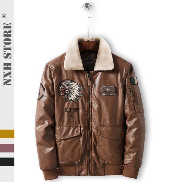 nxh 2019 faux fur coat men chief pu leather jacket with fur tribal leather vintage coat thick and warm men winter, Black
nxh 2019 faux fur coat men chief pu leather jacket with fur tribal leather vintage coat thick and warm men winter, Black