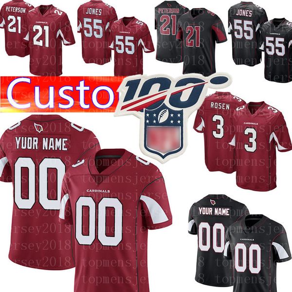 Custom Arizona Cardinal Football Jerseys 21 Peterson 3 Rosen 55 Jones 40 Tillman 16 Plummer 64 Cole 36 Baker 9 Bradford Jersey 
Custom Arizona Cardinal Football Jerseys 21 Peterson 3 Rosen 55 Jones 40 Tillman 16 Plummer 64 Cole 36 Baker 9 Bradford Jersey