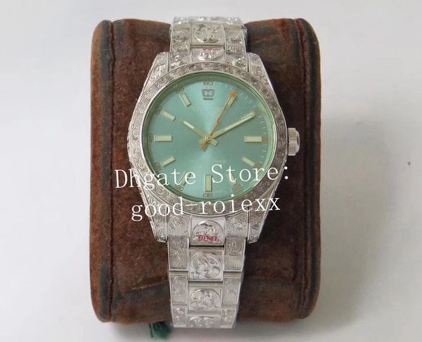 new carving design version dj factory eta 2824 blue watches mens automatic 904l steel watch men 116400 oyster watches perpetual wristwatches, Slivery;brown
new carving design version dj factory eta 2824 blue watches mens automatic 904l steel watch men 116400 oyster watches perpetual wristwatches, Slivery;brown