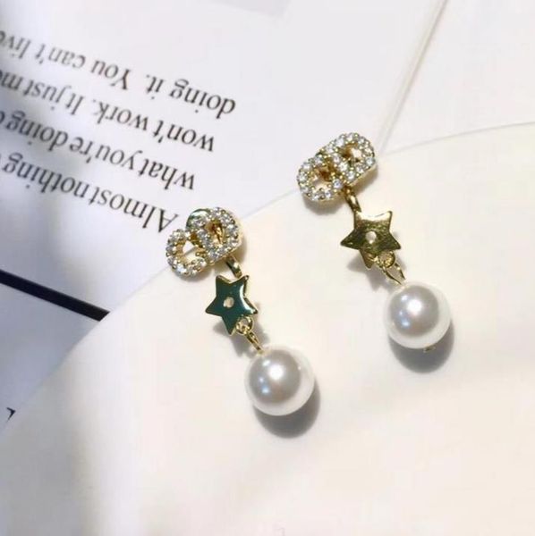 european designer wedding earrings s925 sterling silver star pearl pendant earrings c and d modelling women luxury earrings gift
european designer wedding earrings s925 sterling silver star pearl pendant earrings c and d modelling women luxury earrings gift