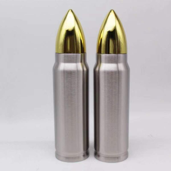 new bullet shape thermos 500ml insulation cup stainless steel vacuum water bottle military missile cup coffee drinkware mug a02
new bullet shape thermos 500ml insulation cup stainless steel vacuum water bottle military missile cup coffee drinkware mug a02