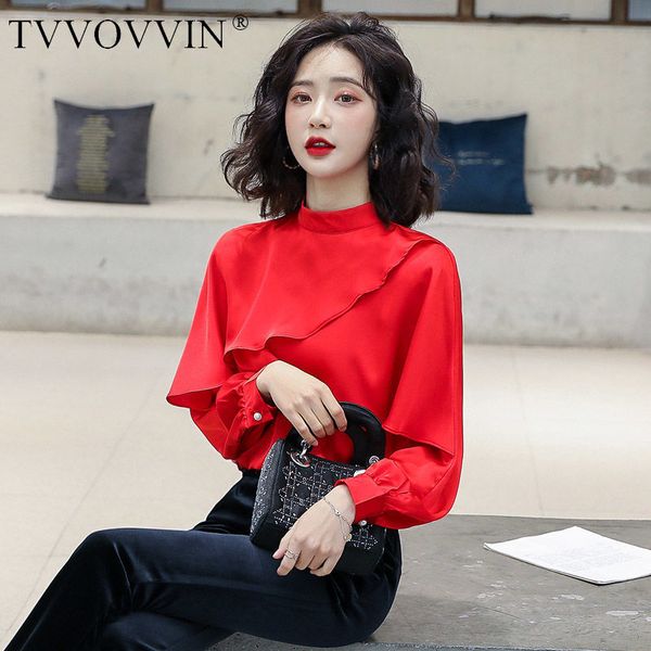 tvvovvin 2020 spring new solid patchwork casual long-sleeve button blouse ruffles zipper pullover fashion casual a-line a321, White
tvvovvin 2020 spring new solid patchwork casual long-sleeve button blouse ruffles zipper pullover fashion casual a-line a321, White
