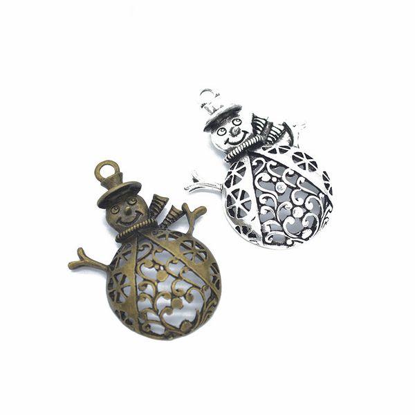 15pcs/pack snowman charms diy jewelry making pendant fit bracelets necklaces earrings handmade crafts silver bronze charm, Bronze;silver
15pcs/pack snowman charms diy jewelry making pendant fit bracelets necklaces earrings handmade crafts silver bronze charm, Bronze;silver