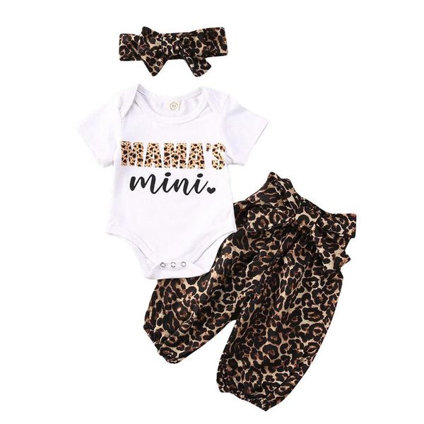 0-18m newborn baby girls boys clothes sets letter leopard print short sleeve romper +pants+headband 3pcs, White
0-18m newborn baby girls boys clothes sets letter leopard print short sleeve romper +pants+headband 3pcs, White