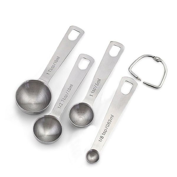 6 pcs/set stainless steel measuring spoons food grade safety measuring spoons hangable handle tablespoon set baking cooking tools dh1287
6 pcs/set stainless steel measuring spoons food grade safety measuring spoons hangable handle tablespoon set baking cooking tools dh1287