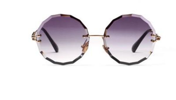 recent women's borderless diamond cutting circular fashion trend retro personal glasses transparent color lens high definition fine sun, White;black
recent women's borderless diamond cutting circular fashion trend retro personal glasses transparent color lens high definition fine sun, White;black