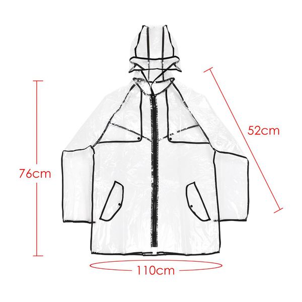 pvc waterproof hooded transparent rain coats raincoat outdoor travel runway poncho riding rainwear women men eva unisex, Tan;black
pvc waterproof hooded transparent rain coats raincoat outdoor travel runway poncho riding rainwear women men eva unisex, Tan;black