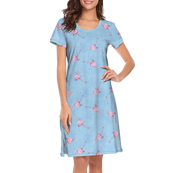 nighties for women floral pink flamingo print blue printing custom cute short sleeve nightdress blue the flamingo bird facts in spanish, Black;red
nighties for women floral pink flamingo print blue printing custom cute short sleeve nightdress blue the flamingo bird facts in spanish, Black;red
