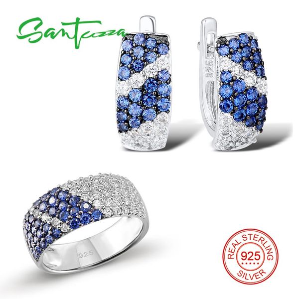 santuzza jewelry set for women pure 925 sterling silver blue white cubic zirconia ring earrings set exquisite fashion jewelry
santuzza jewelry set for women pure 925 sterling silver blue white cubic zirconia ring earrings set exquisite fashion jewelry