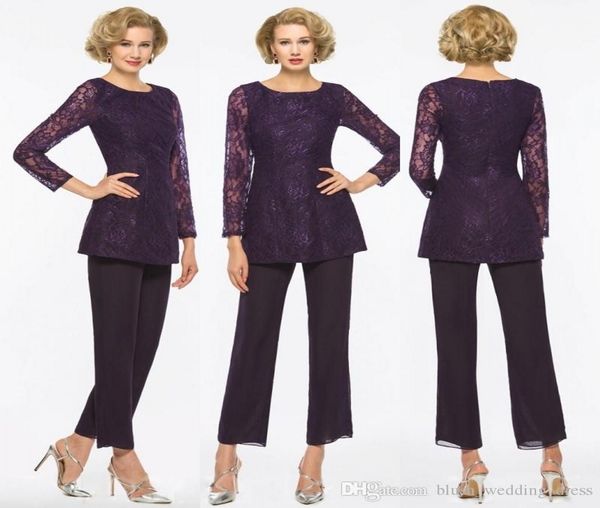 elegant purple mother of the bride pant suits for weddings two pieces lace long sleeve mothers formal wear outfit garment plus size, Black;red
elegant purple mother of the bride pant suits for weddings two pieces lace long sleeve mothers formal wear outfit garment plus size, Black;red