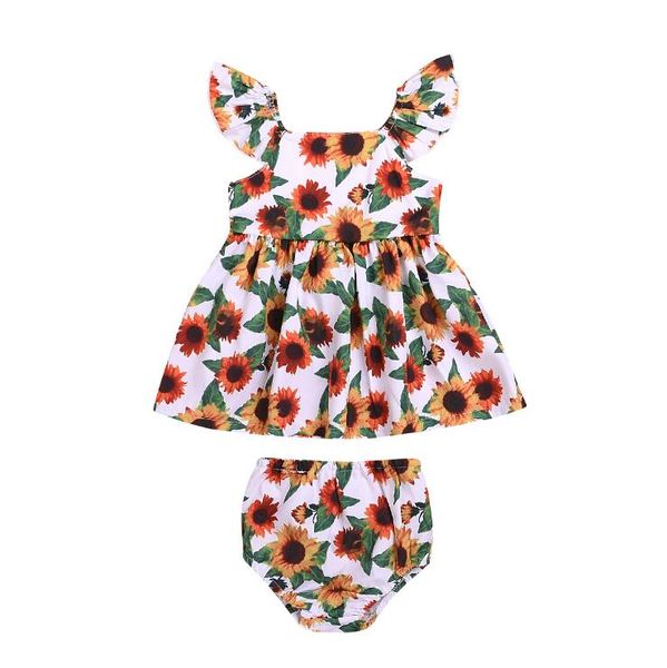 wholesale 2019 summer new kids designer clothes girls suit sunflower printed skirt + shorts two-piece suit baby girl designer clothes by1007, White
wholesale 2019 summer new kids designer clothes girls suit sunflower printed skirt + shorts two-piece suit baby girl designer clothes by1007, White