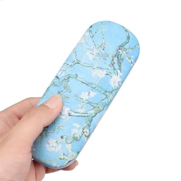1pc fashion vintage oil painting style portable hard leather glasses box floral print eyeglasses case eyeglasses accessories, Silver
1pc fashion vintage oil painting style portable hard leather glasses box floral print eyeglasses case eyeglasses accessories, Silver