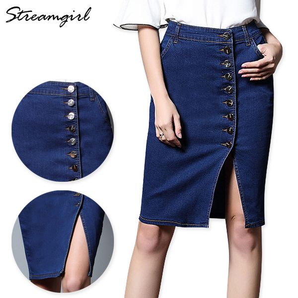 midi denim skirt plus size women black denim skirts womens skirts women's pencil skirt with buttons high waist knee length split
midi denim skirt plus size women black denim skirts womens skirts women's pencil skirt with buttons high waist knee length split