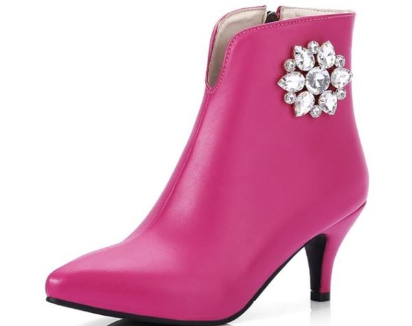 women's boots in winter high heel pointed end keep warm non-slip, Black
women's boots in winter high heel pointed end keep warm non-slip, Black