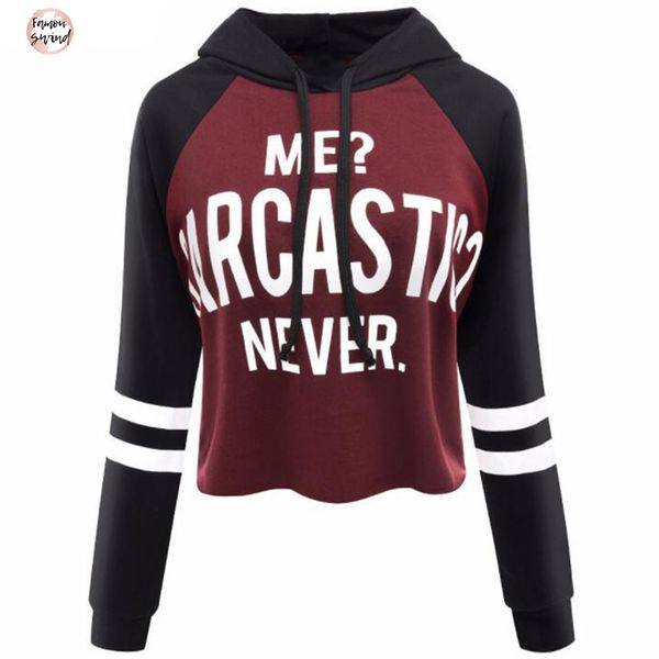 me sarcastic никогда толстовка crop top пуловер hoodie 2019 сращивания цвет блок poleron женщины полосатый рукава hoodie вскользь, Black
me sarcastic никогда толстовка crop top пуловер hoodie 2019 сращивания цвет блок poleron женщины полосатый рукава hoodie вскользь, Black
