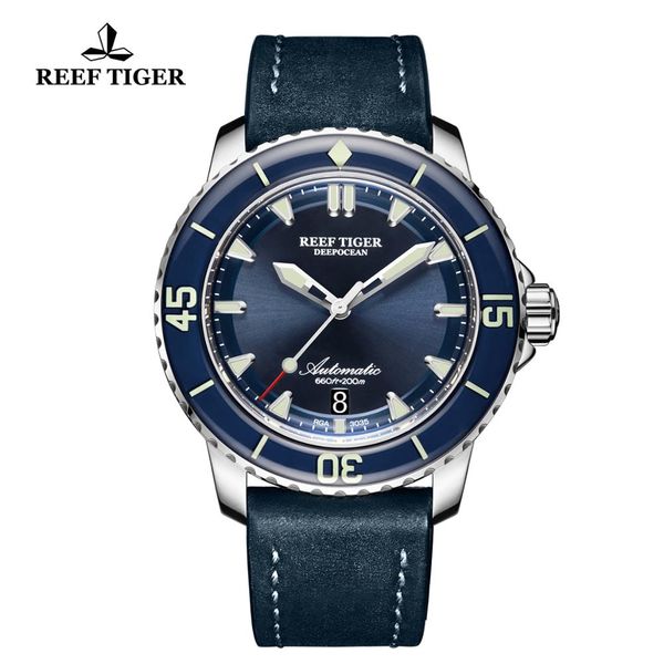 reef tiger / rt бренд супер светящиеся часы для дайвинга мужской нейлоновый ремешок синий циферблат аналоговые автоматические часы reloj hom, Slivery;brown
reef tiger / rt бренд супер светящиеся часы для дайвинга мужской нейлоновый ремешок синий циферблат аналоговые автоматические часы reloj hom, Slivery;brown