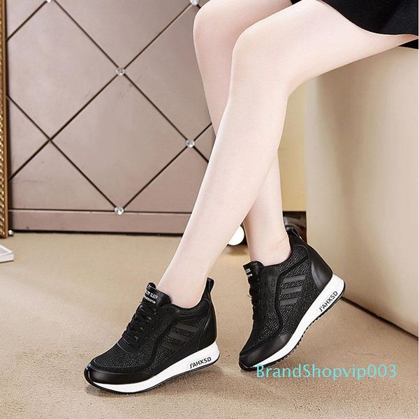 casual shoes high breathable mesh fashion casual sports wind slope with increased height single shoes, Black;white
casual shoes high breathable mesh fashion casual sports wind slope with increased height single shoes, Black;white
