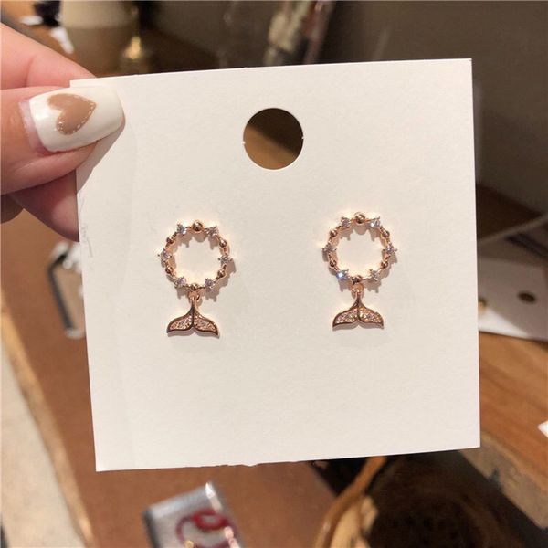 korean creative petite rhinestones mermaid round silver needle earrings personality fashion women girl jewelry accessories
korean creative petite rhinestones mermaid round silver needle earrings personality fashion women girl jewelry accessories