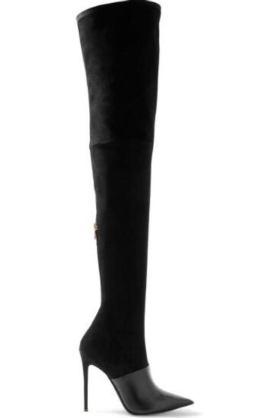 woman fall and winter black/brown stretch long boots 2018 new pointed toe thin high heel over the knee boots ladies thight
woman fall and winter black/brown stretch long boots 2018 new pointed toe thin high heel over the knee boots ladies thight
