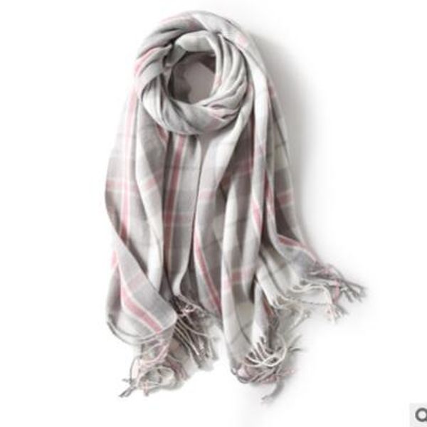 fashion winter scarf autumn and winter with a new plaid scarf women thickened neck imitation cashmere warm artistic shawl, Blue;gray
fashion winter scarf autumn and winter with a new plaid scarf women thickened neck imitation cashmere warm artistic shawl, Blue;gray