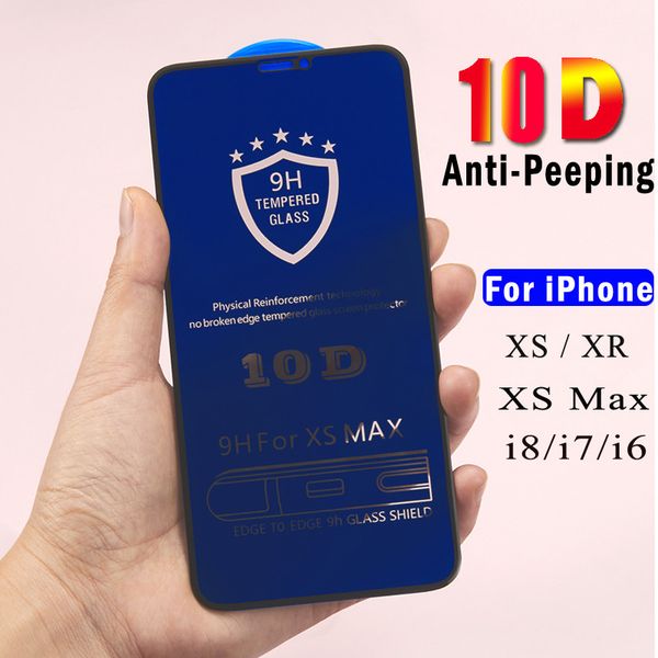 10d anti spy peeping full cover tempered glass for iphone xs max xr 10 glass x 6 7 6s 8 plus privacy protection screen protector
10d anti spy peeping full cover tempered glass for iphone xs max xr 10 glass x 6 7 6s 8 plus privacy protection screen protector