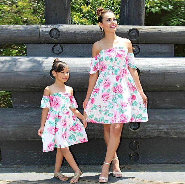 floral dress family matching outfits mother daughter clothes 2018 summer off shoulder dress baby girl, Blue
floral dress family matching outfits mother daughter clothes 2018 summer off shoulder dress baby girl, Blue