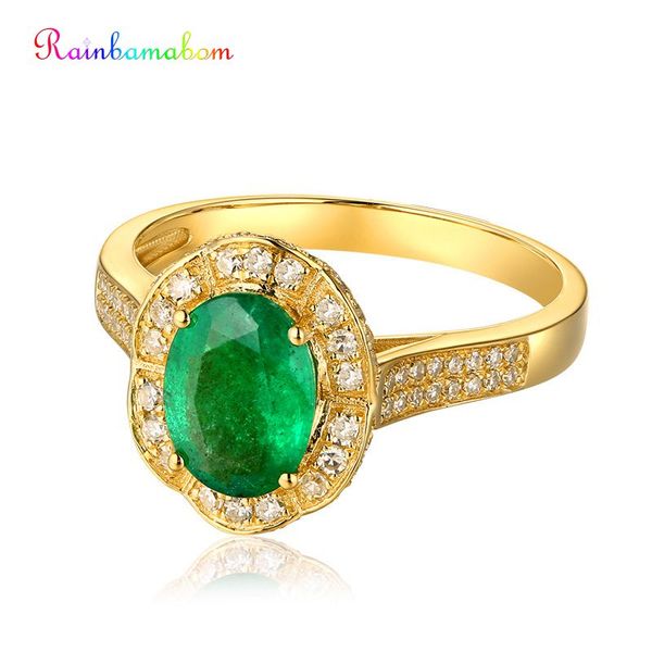 rainbamabom 925 solid sterling silver emerald gemstone wedding engagement cocktail yellow gold ring fine jewelry gifts wholesale, Golden;silver
rainbamabom 925 solid sterling silver emerald gemstone wedding engagement cocktail yellow gold ring fine jewelry gifts wholesale, Golden;silver