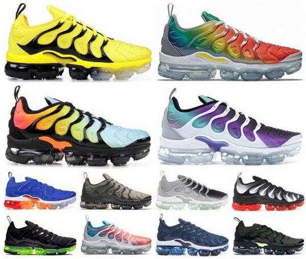 2019 black clear emerald men women chaussures tn plus sneakers rainbow bumblebee designer shoes triple black running shoes 36-45
2019 black clear emerald men women chaussures tn plus sneakers rainbow bumblebee designer shoes triple black running shoes 36-45