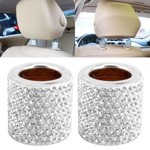 1 pair chrome ice diamond car headrest collars car covers car-styling accessories 13.7x23x23mm new
1 pair chrome ice diamond car headrest collars car covers car-styling accessories 13.7x23x23mm new