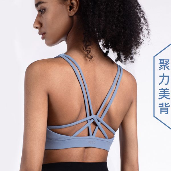 2020 new style shoulder belt juli cross-back fitness bra skin bare sense -resistant yoga sports underwear /30, White;black
2020 new style shoulder belt juli cross-back fitness bra skin bare sense -resistant yoga sports underwear /30, White;black