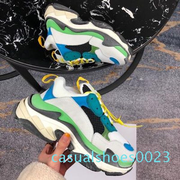 2019 fw retro triple s sneaker mens fashion vintage kanye west old grandpa trainers designer mens womens casual shoes size 36-45 c23, Black
2019 fw retro triple s sneaker mens fashion vintage kanye west old grandpa trainers designer mens womens casual shoes size 36-45 c23, Black