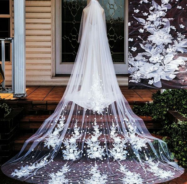 new wedding veils lace floral appliqued white ivory tulle wedding bridal veil 3m long one layer cover face, Black
new wedding veils lace floral appliqued white ivory tulle wedding bridal veil 3m long one layer cover face, Black
