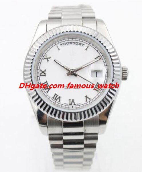 luxury watch 16 style mechanical glide smooth 40mm mens watch stainless steel bezel strap automatic fashion men's watches wristwatch, Slivery;brown
luxury watch 16 style mechanical glide smooth 40mm mens watch stainless steel bezel strap automatic fashion men's watches wristwatch, Slivery;brown