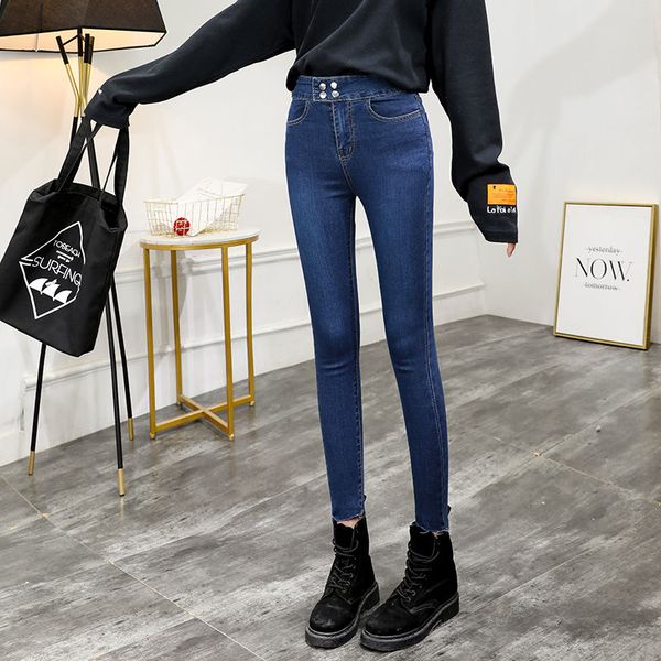 high-waisted jeans for women's 2020 style are all about skinny legs and pencil trousers jeans woman black plus size, Blue
high-waisted jeans for women's 2020 style are all about skinny legs and pencil trousers jeans woman black plus size, Blue