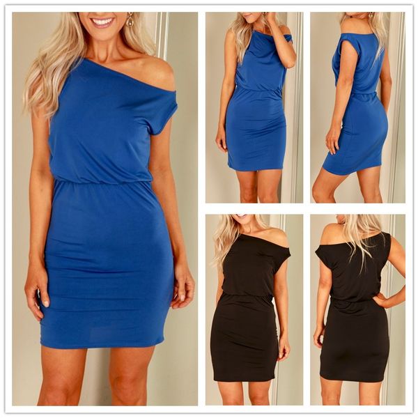 2019 new women summer dress off shoulder slim bodycon package hip mini dress office ladies blue black casual vestidos, Black;gray
2019 new women summer dress off shoulder slim bodycon package hip mini dress office ladies blue black casual vestidos, Black;gray