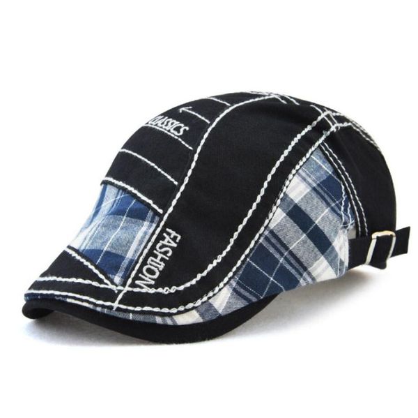 2pcs/lot adjustable men cotton stripe beret cabbie newsboy hat flat ivy summer golf driving cap tequila tartan patchwork outdoor, Blue;gray
2pcs/lot adjustable men cotton stripe beret cabbie newsboy hat flat ivy summer golf driving cap tequila tartan patchwork outdoor, Blue;gray