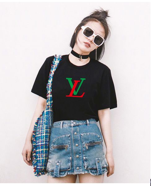 2020 new t-shirt big letter printing design women's short sleeve t-shirt net red celebrity same pure cotton, White
2020 new t-shirt big letter printing design women's short sleeve t-shirt net red celebrity same pure cotton, White