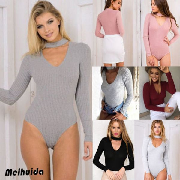 2019 solid women halter long sleeve romper jumpsuit bodysuit stretch leotard top, Black;white
2019 solid women halter long sleeve romper jumpsuit bodysuit stretch leotard top, Black;white